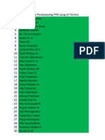 Hasil Seleksi Panitia PPA FIP 2013