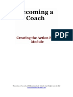 Creating the Action Plan Module