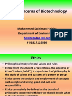 Biotechnology Ethical Concerns