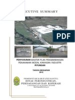 Masterplan Pengembangan Penanaman Modal Kawasan Industri Piyungan