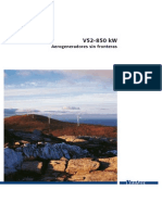 Catalogo Del Aerogenerador V52-850 KW PDF