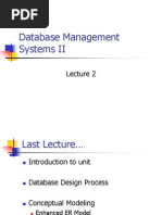 Database Management Systems II