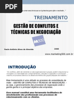 GESTAODECONFLITOSETECNICASDENEGOCIACAO