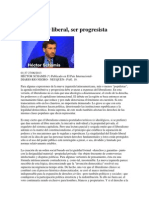 Ser Liberal-Ser Progresista - Hector Shamis