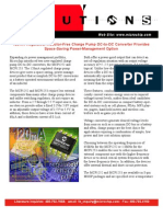 120ma Regulated, Inductor-Free Charge Pump DC-to-DC Converter Provides Space-Saving Power-Management Option