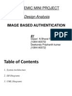 Academic Mini Project Design Analysis: Image Based Authentication