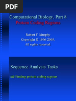 Computational Biology, Part 8: Protein Coding Regions