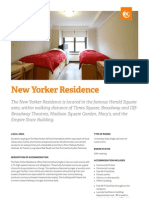 New Yorker Residence: Local Area Type of Rooms