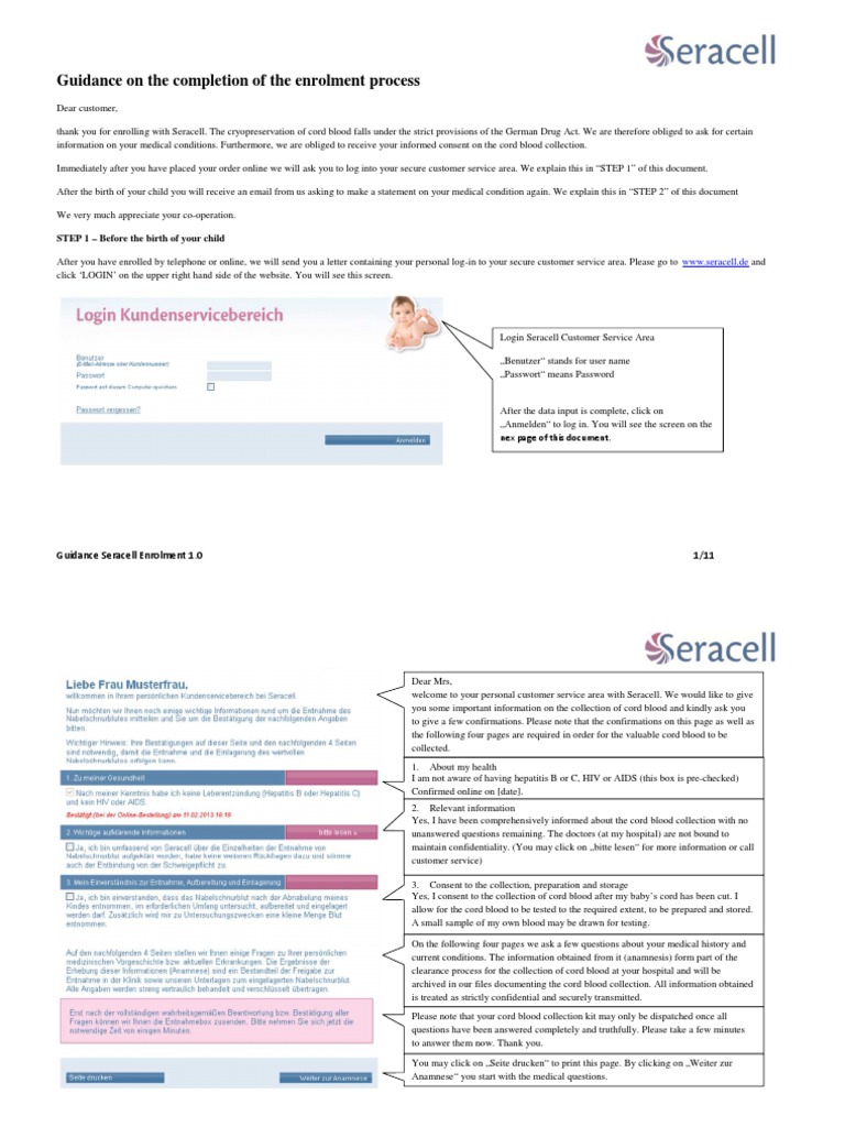 Guidance Seracell Enrolment 1 Hepatitis Hepatitis B