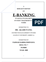 E Banking Report