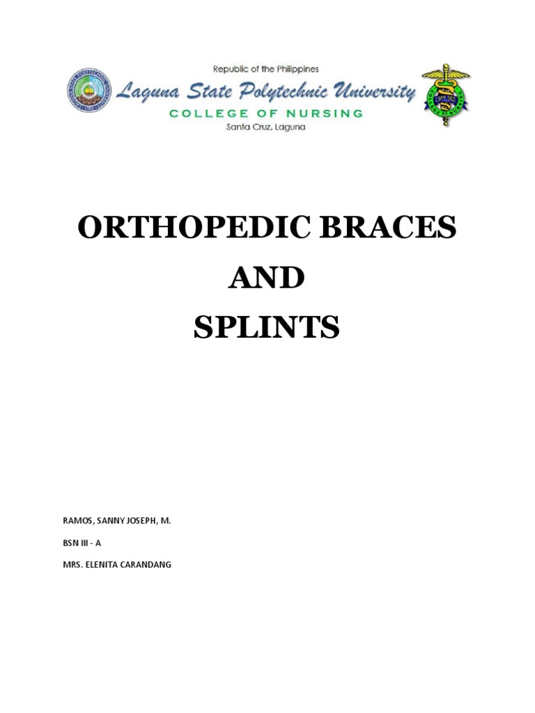 An Overview of Common Orthopedic Braces and Splints for Spine, Neck ...