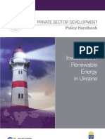 Attracting Investment in Renewable Energy in Ukraine
