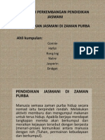 Sejarah Perkembangan Pendidikan Jasmani-Zaman Purba