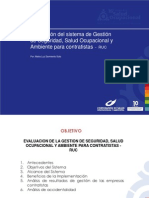 Eval Sist de Gestion de Seguridad, So y Ambiente - Maira Luz Sarmiento