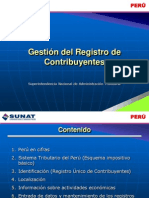 Gestión del Registro de Contribuyentes