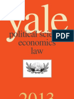 Yale University Press Political Science, Economics, and Law 2013 Catalog