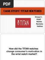 Titan Watch Consumer Motivation