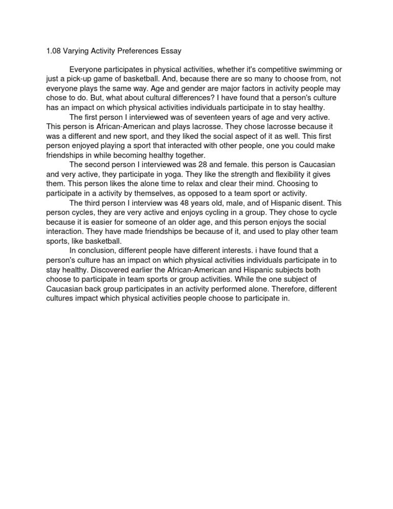 1.08 varying activity preferences essay prezi picture