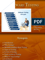 Presentation On Software Testing