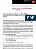 Standard Deviation Is Key To Predicting Price Volatility