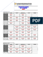 Programacion Academica 2013 - 60 SEMESTRE: Inglés 1