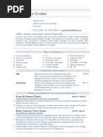 Business Consultant MBA CV Resume Template