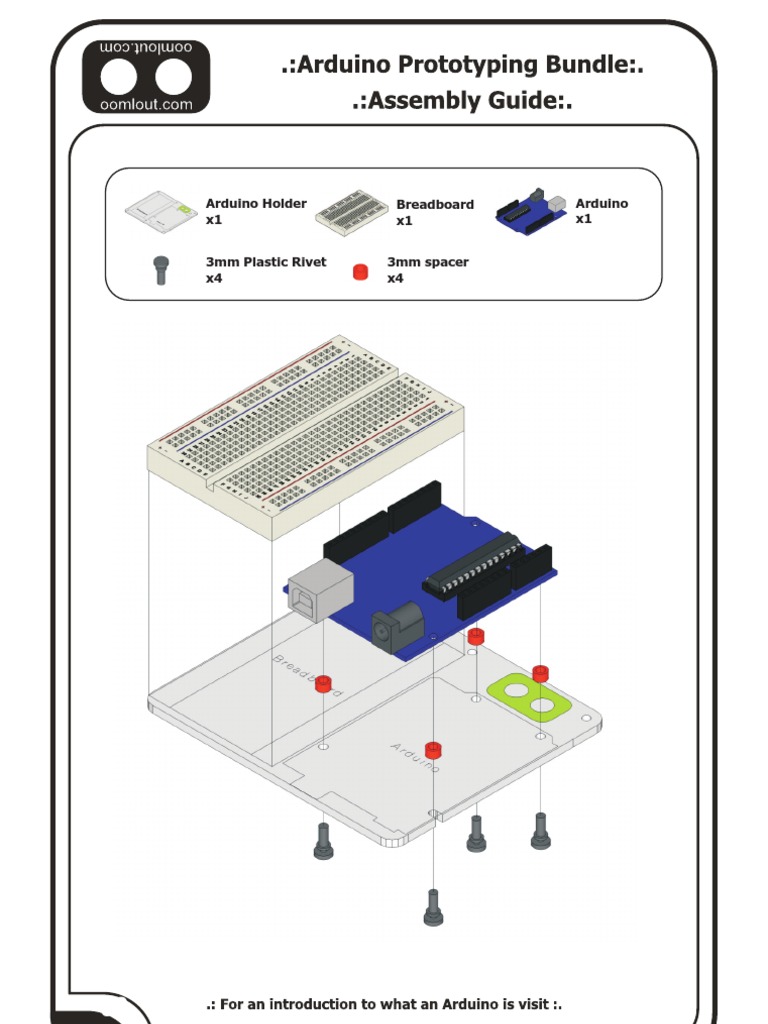 Arduino Kit with Rivets and Spacers | PDF