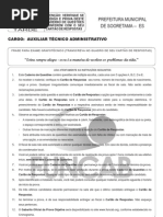 M19 V - Auxiliar Técnico Administrativo2012 OK