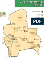 Mapa departamental turistico
