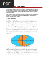 A Dança dos continentes