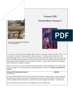 Germa 2201 - Intermediate German I