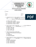 TEST DE EVALUACIÓN PARA OPERADORES INICIAL