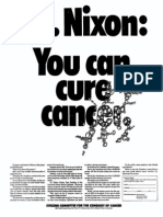 1970 MR Nixon You Can Cure Cancer