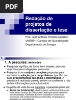 1 Redacao Projetos Dissertacao Tese