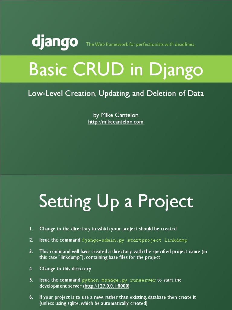 CRUD Operations in Django | PDF | Computing | Software