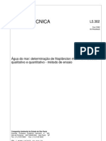 L5302 - Água do mar  - Determinação de fitoplancton marinho  - Métodos qualitativo e quantitativo - Método de ensaio