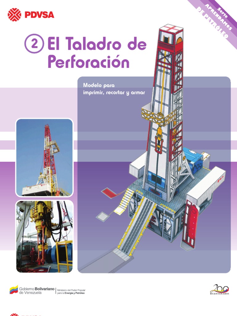 Maqueta de taladro de perforación