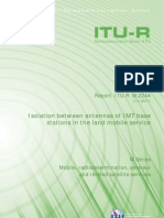 ITU recommendation BTS antenna interference isolation