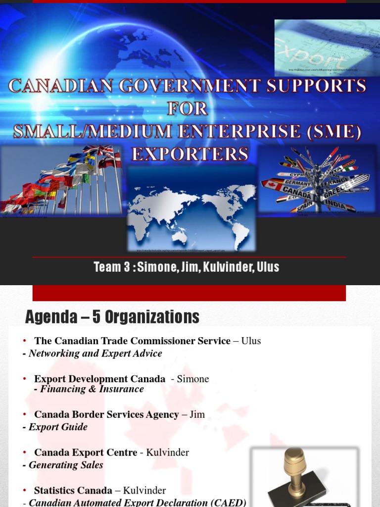Five Canadian Government Supports For Small Medium Sized Enterprises ...