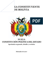 Nueva CPE de Bolivia