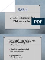 M7 - Ujian Hipotesis Dan Khi Kuasa Dua