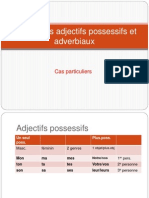 Accord Des Adjectifs Possessifs Et Adverbiaux