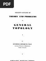 Schaum's - Theory and Problems of General Topology - Seymour Lipschutz