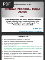 Download SEMINAR PROPOSAL TUGAS AKHIRpptx by Cahyo Dita Saputro SN154022818 doc pdf