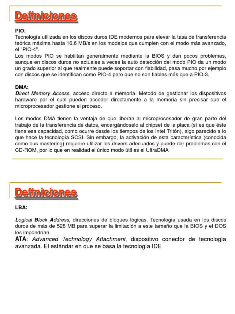 Estructura y Particionamiento del Disco Duro | PDF | Archivo de ...