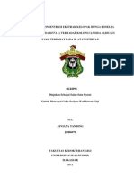 Skripsi Pengaruh Konsentrasi Eksrak Kelopak Bunga Rosella - Hibiscus Sabdariffa L - Terhadap Koloni PDF