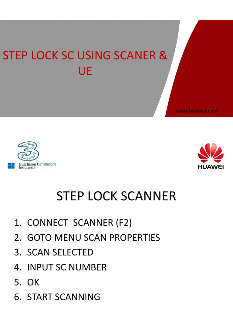 Step-by-Step Scanner Lock Guide | PDF