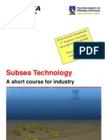 UWA Subsea Technology brochure 2013