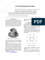 Biaxial Analysis of General Shaped Base Plates