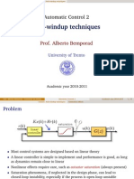 Anti-Windup Techniques: Automatic Control 2